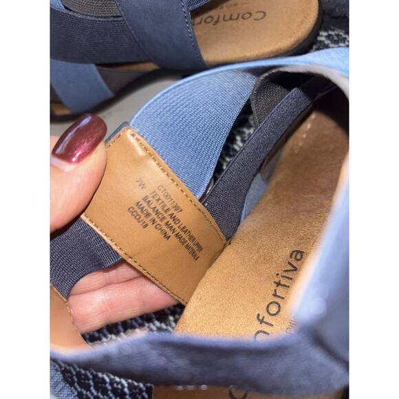 Comfortiva Women’s 7 Farrow sandals New - Picture 13 of 13